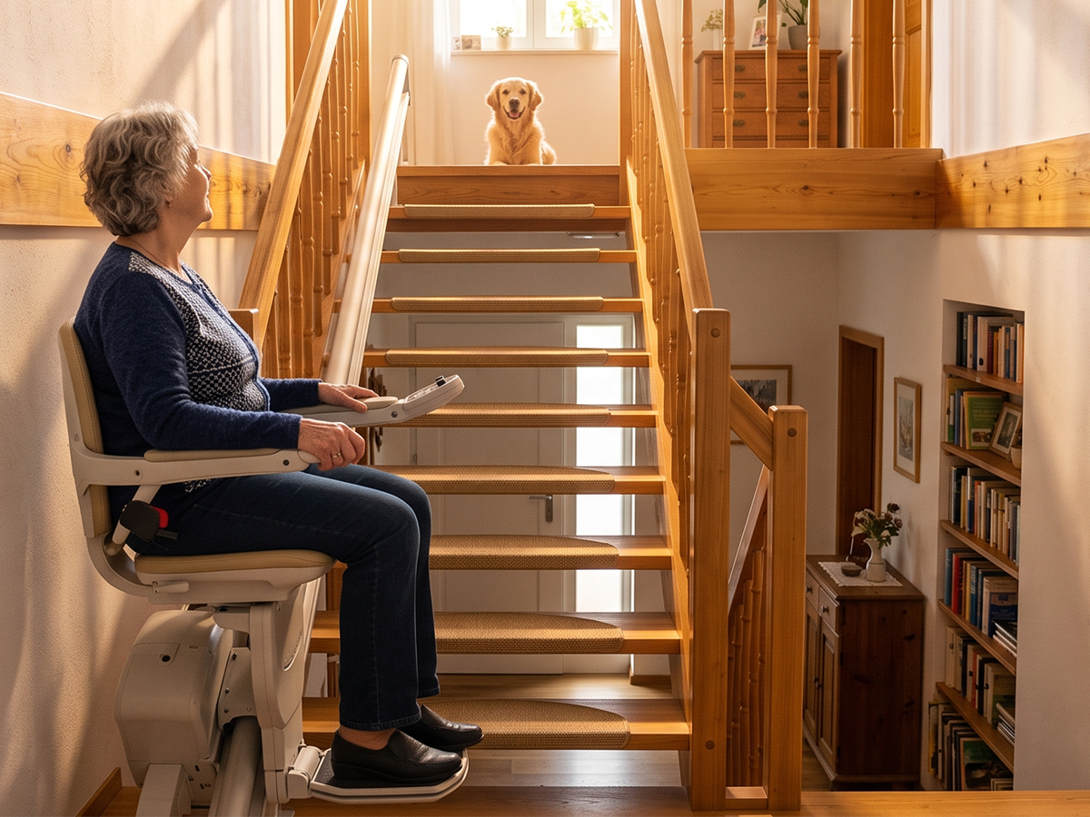 Selbstbestimmt zuhause bleiben – mit einem Treppenlift